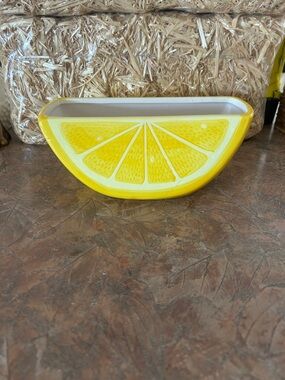 Gerson International Vintage Ceramic Lemon 🍋 Napkin Holder/Candy Dish